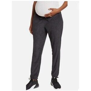 Z BY ZELLA Maternity Sun Daze Soft Stretchy Jogger Pants in Charcoal Size XS NWT
